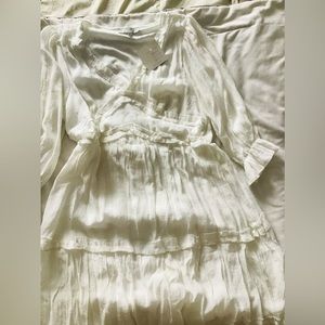 White Country Ruffle Dress
